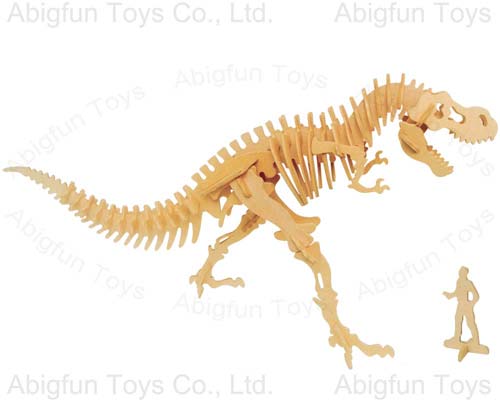 puzzle for kids, dinosaur model kit, woodcraft assembly toy